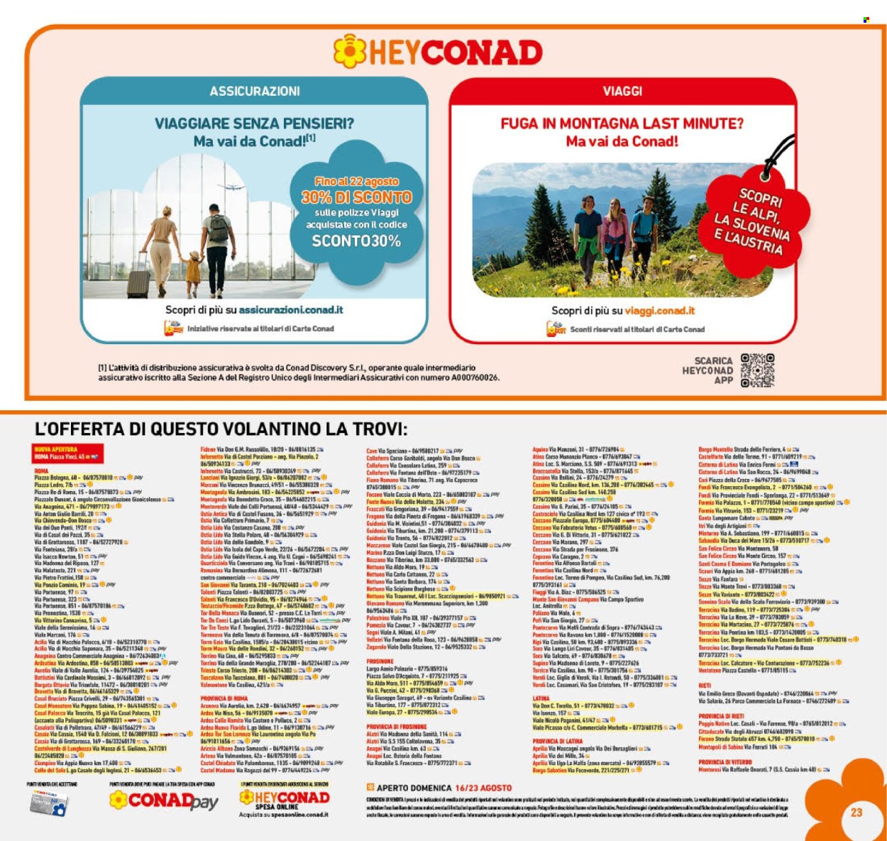 Volantino Conad - 12/8/2026 - 23/8/2026. Pagina 23
