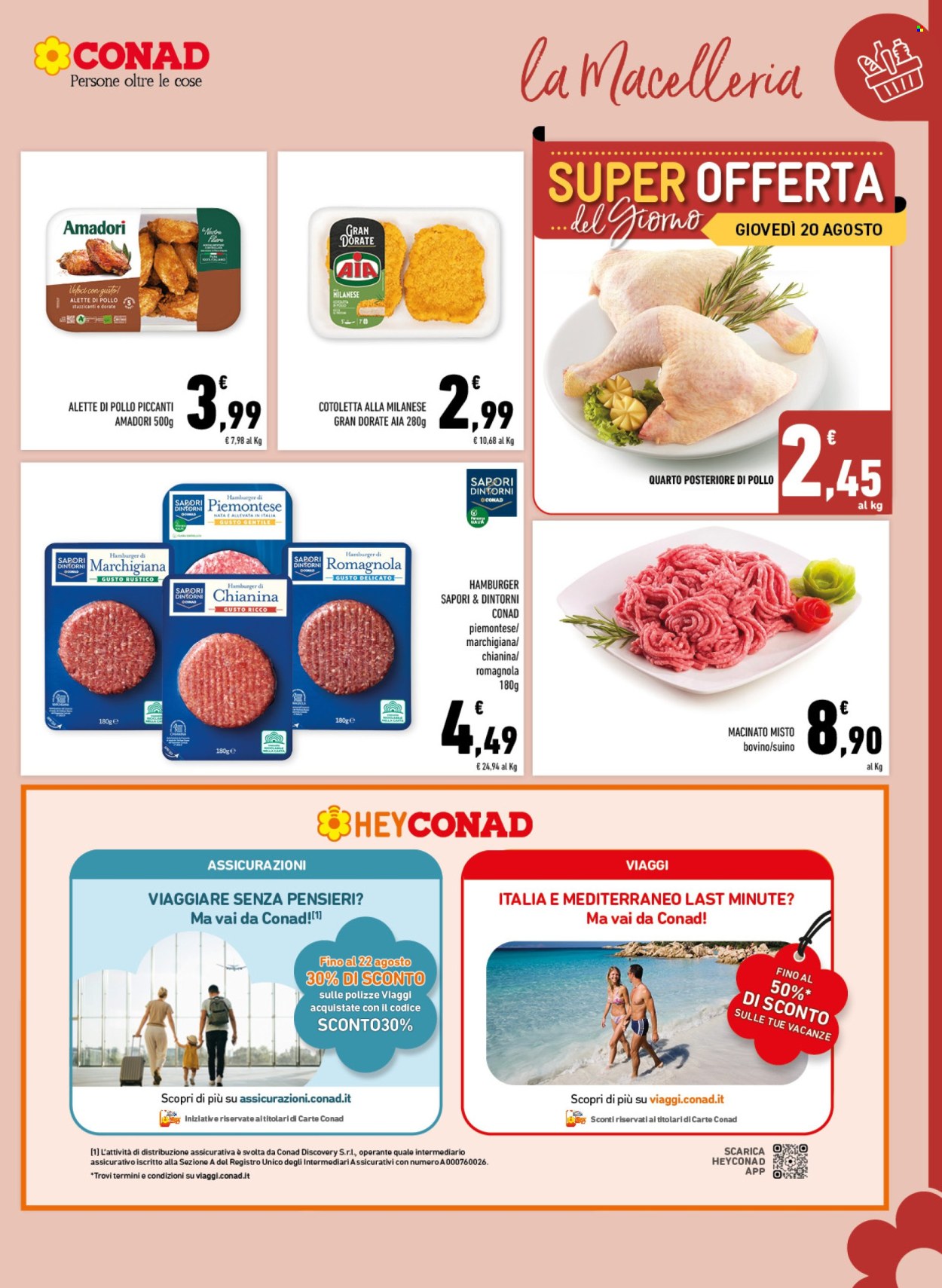 Volantino Margherita Conad - 10/8/2026 - 23/8/2026. Pagina 3