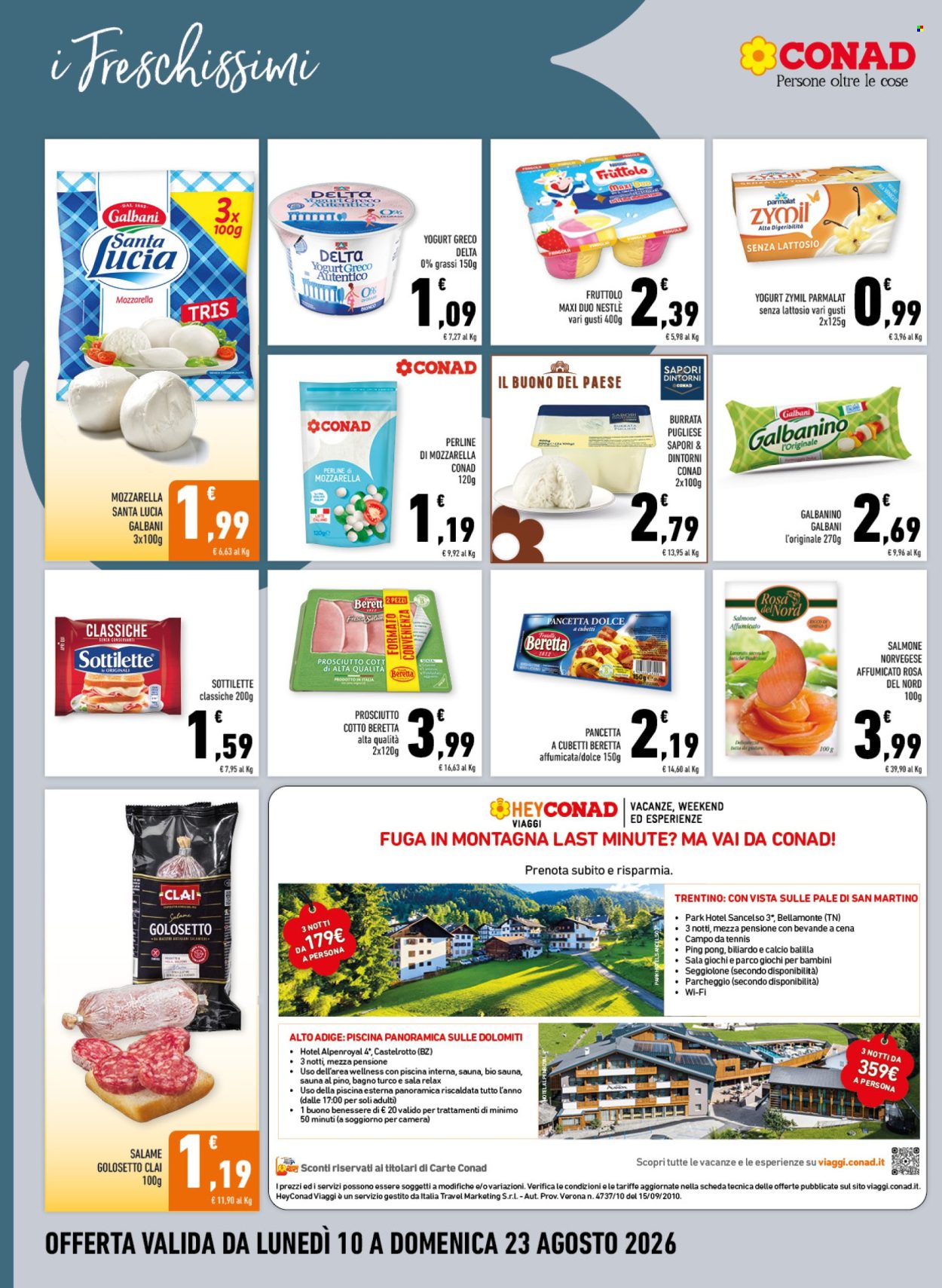 Volantino Margherita Conad - 10/8/2026 - 23/8/2026. Pagina 10