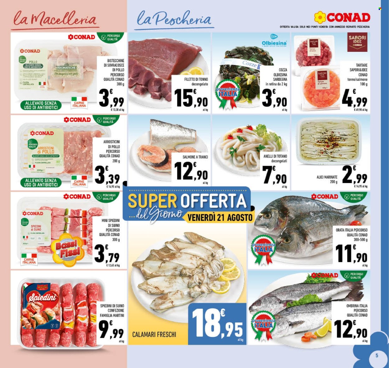 Volantino Conad - 12/8/2026 - 23/8/2026. Pagina 5