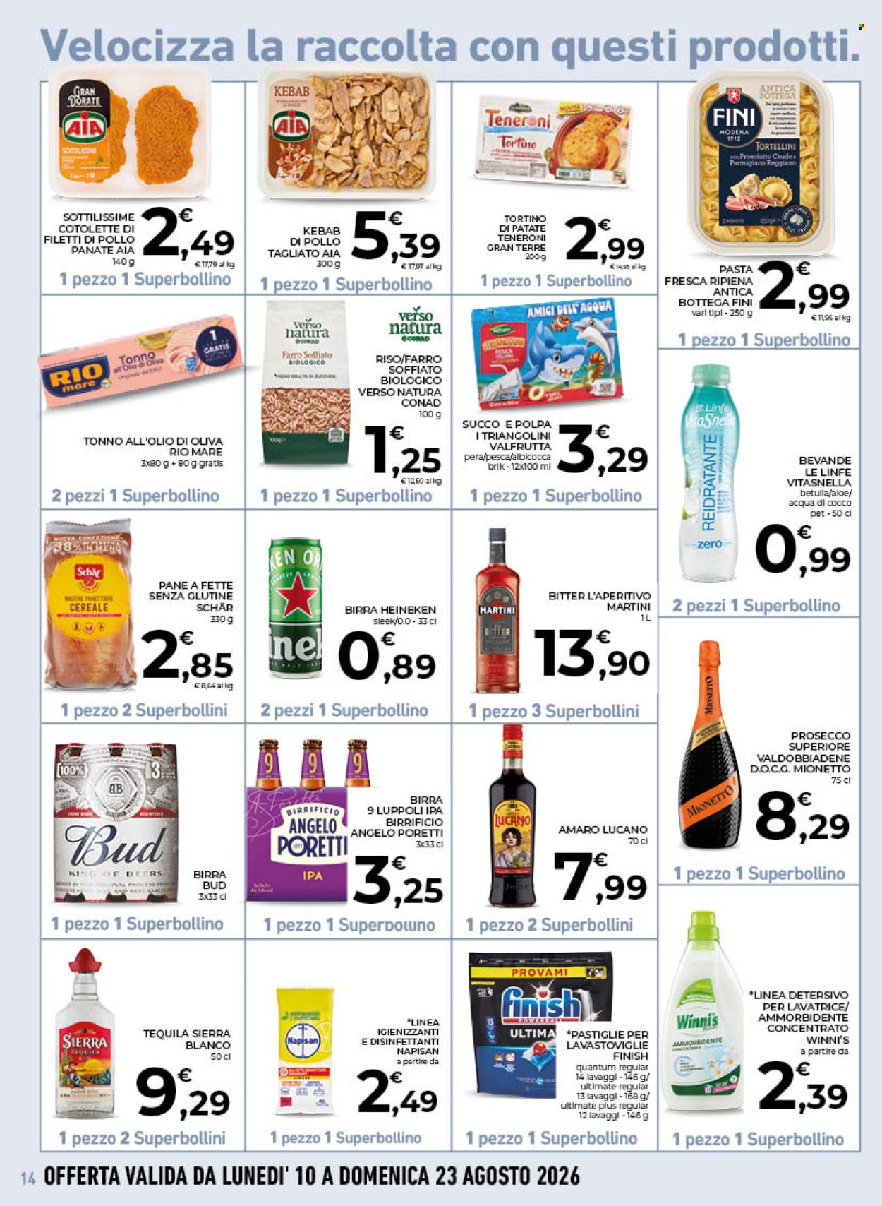 Volantino Conad - 12/8/2026 - 23/8/2026. Pagina 14