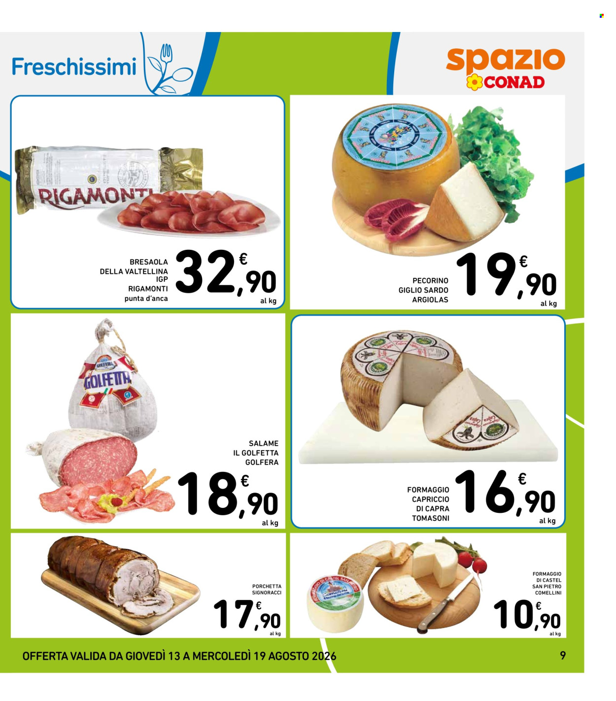 Volantino Spazio Conad - 13/8/2026 - 19/8/2026. Pagina 9