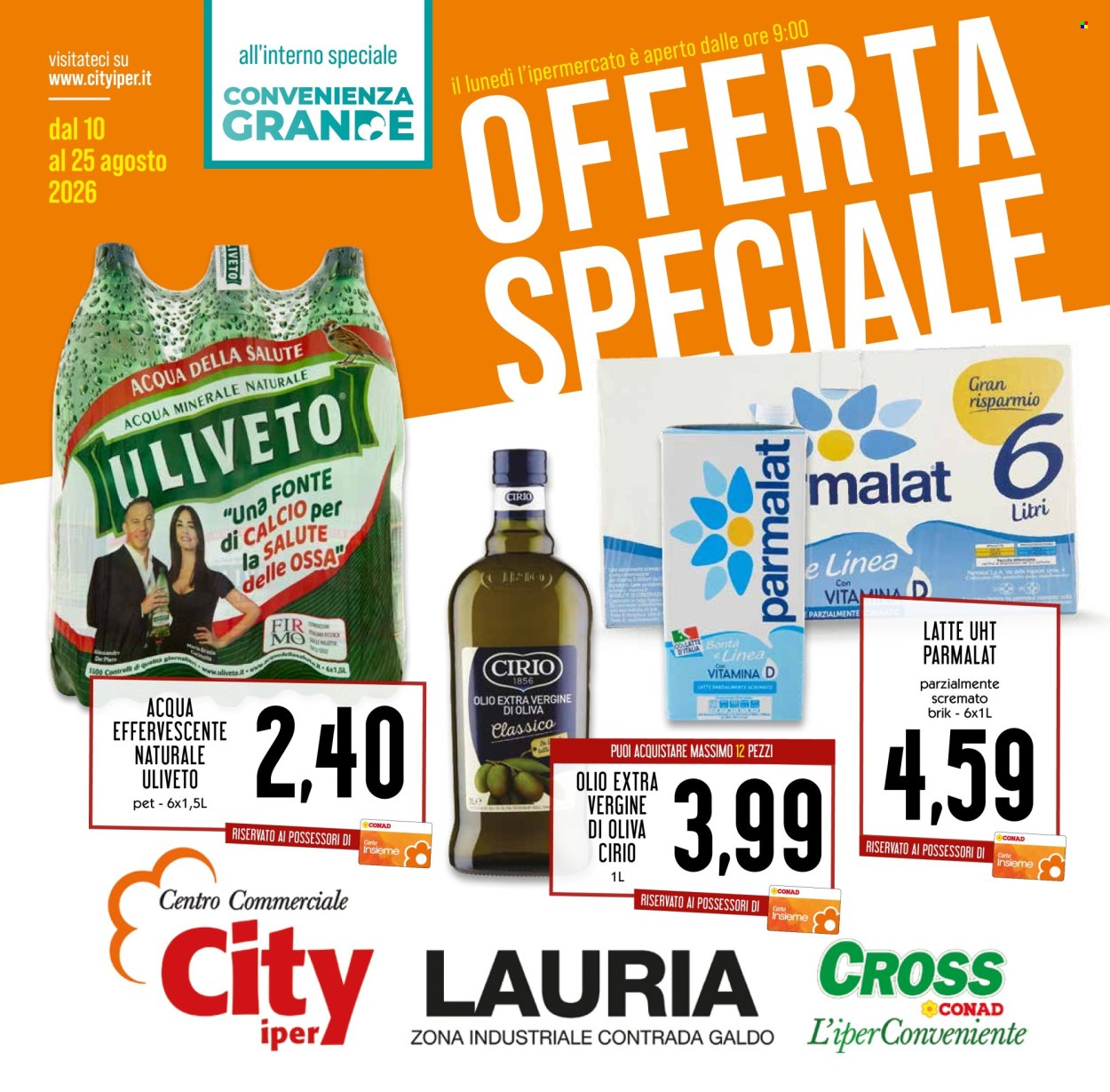 Volantino Conad Superstore - 10/8/2026 - 25/8/2026. Pagina 1