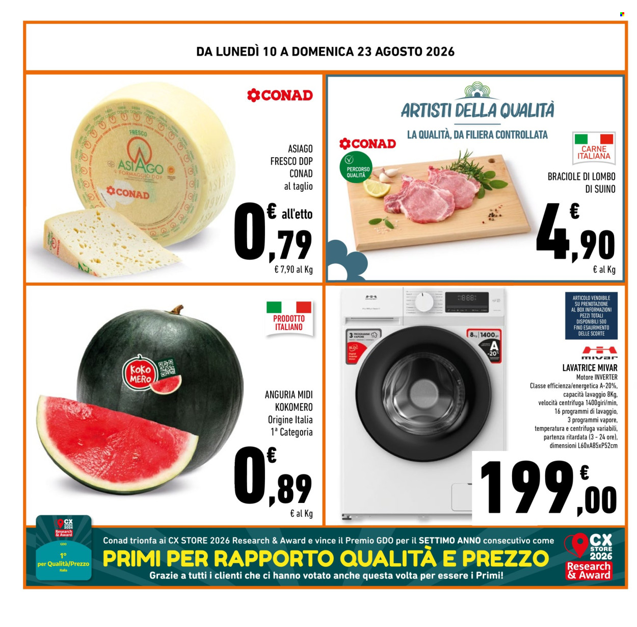 Volantino Conad Superstore - 10/8/2026 - 25/8/2026. Pagina 8