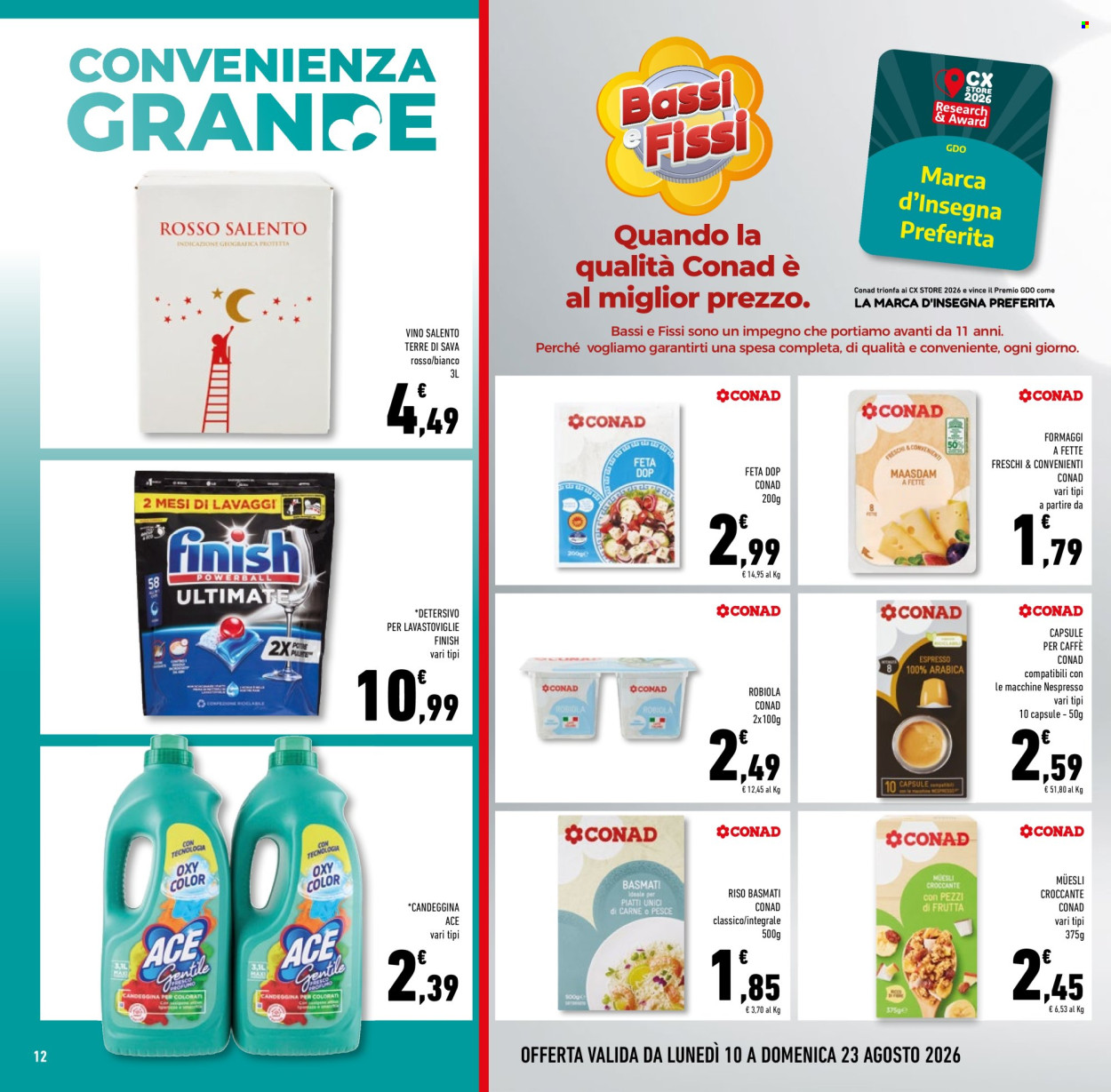 Volantino Conad Superstore - 10/8/2026 - 25/8/2026. Pagina 12