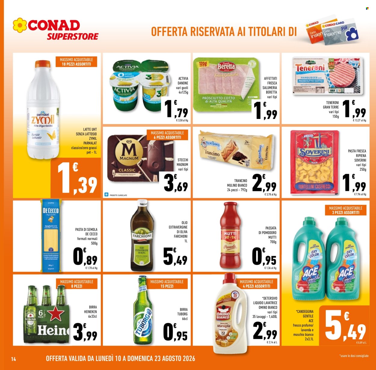 Volantino Conad Superstore - 10/8/2026 - 25/8/2026. Pagina 14