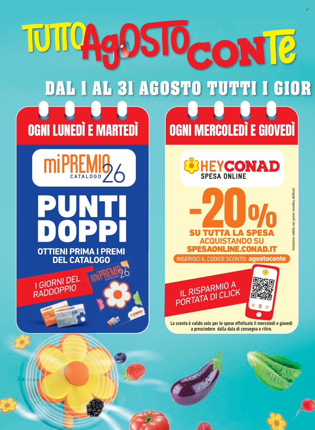 Volantino Margherita Conad - 12/8/2026 - 25/8/2026. Pagina 2