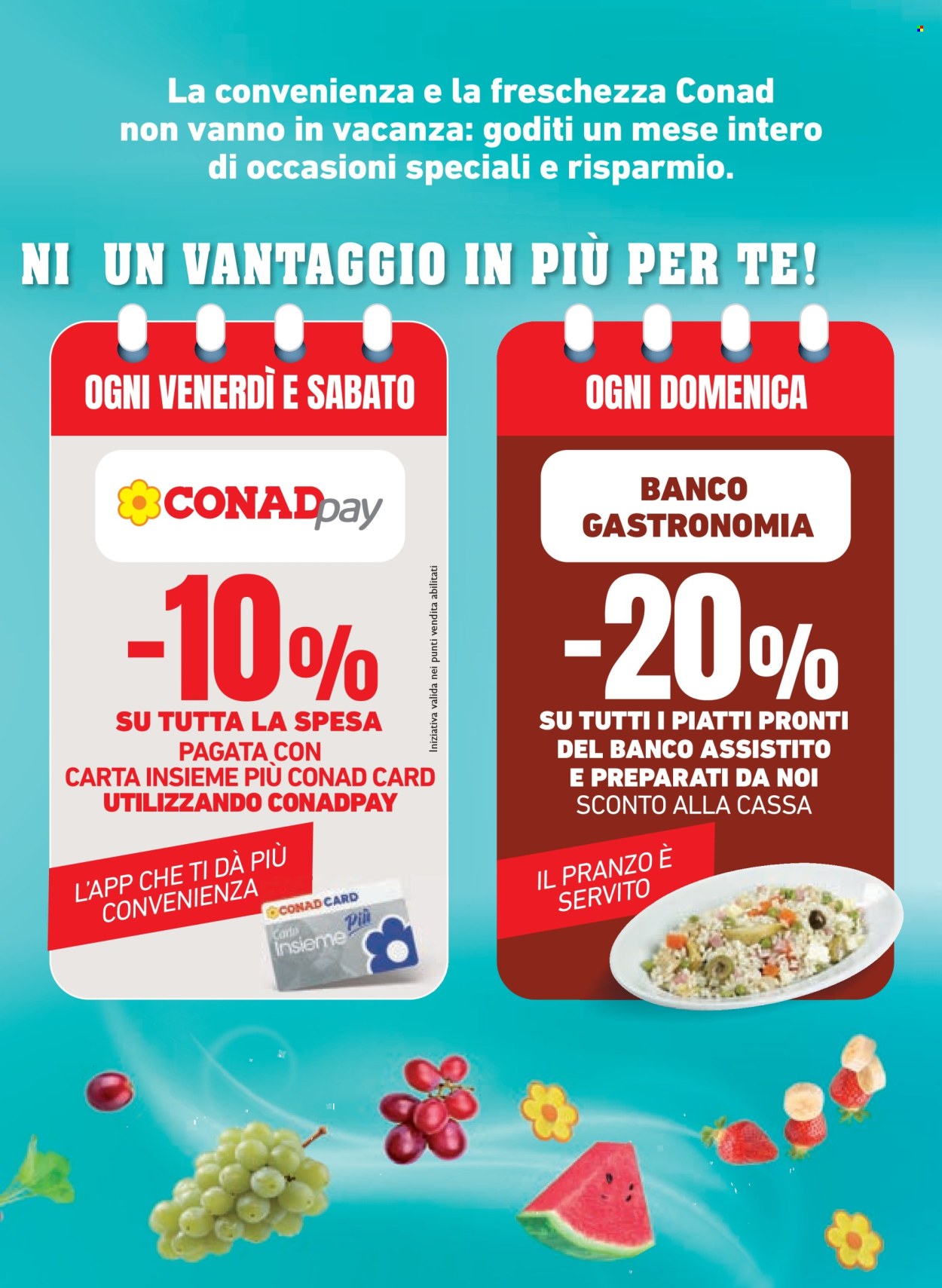 Volantino Margherita Conad - 12/8/2026 - 25/8/2026. Pagina 3