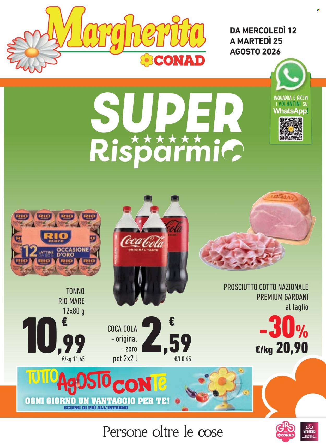 Volantino Margherita Conad - 12/8/2026 - 25/8/2026. Pagina 1