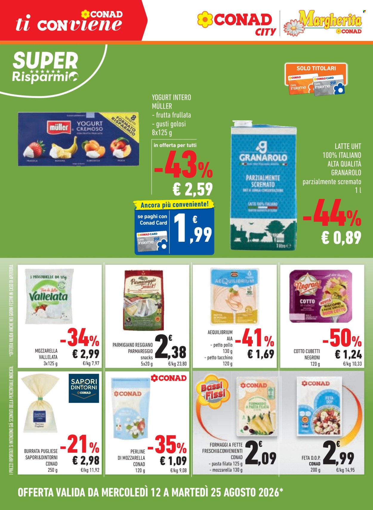 Volantino Margherita Conad - 12/8/2026 - 25/8/2026. Pagina 4