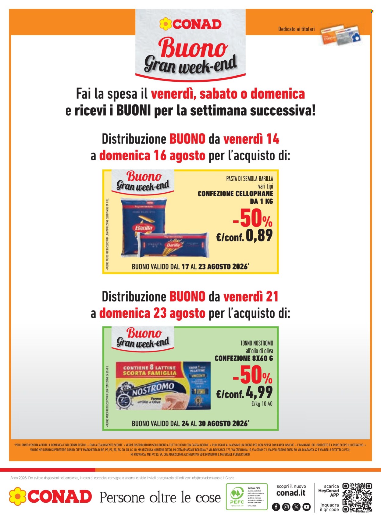 Volantino Margherita Conad - 12/8/2026 - 25/8/2026. Pagina 20