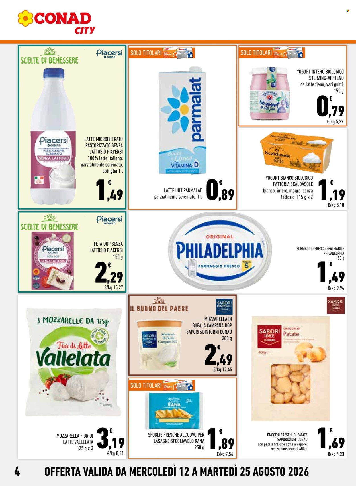 Volantino Conad City - 12/8/2026 - 25/8/2026. Pagina 4
