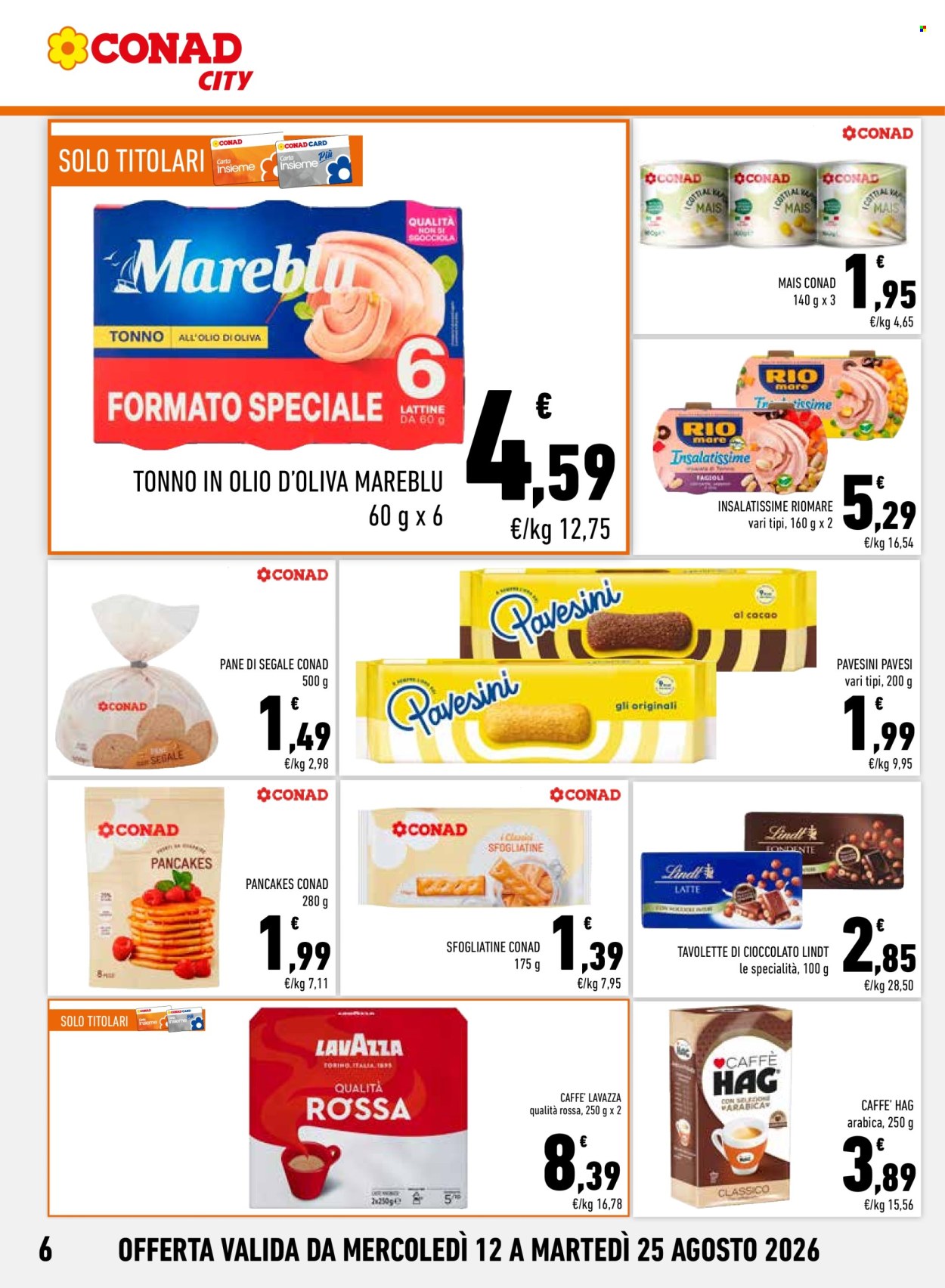 Volantino Conad City - 12/8/2026 - 25/8/2026. Pagina 6