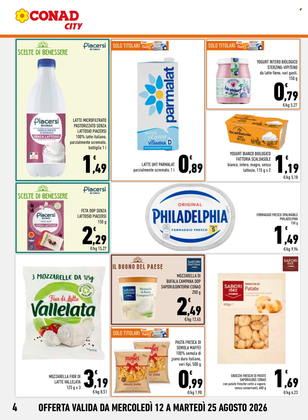 Volantino Conad - 12/8/2026 - 25/8/2026. Pagina 4