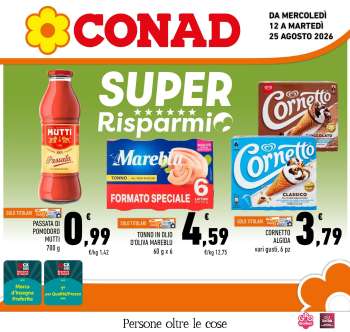Volantino Conad - 12/8/2026 - 25/8/2026.