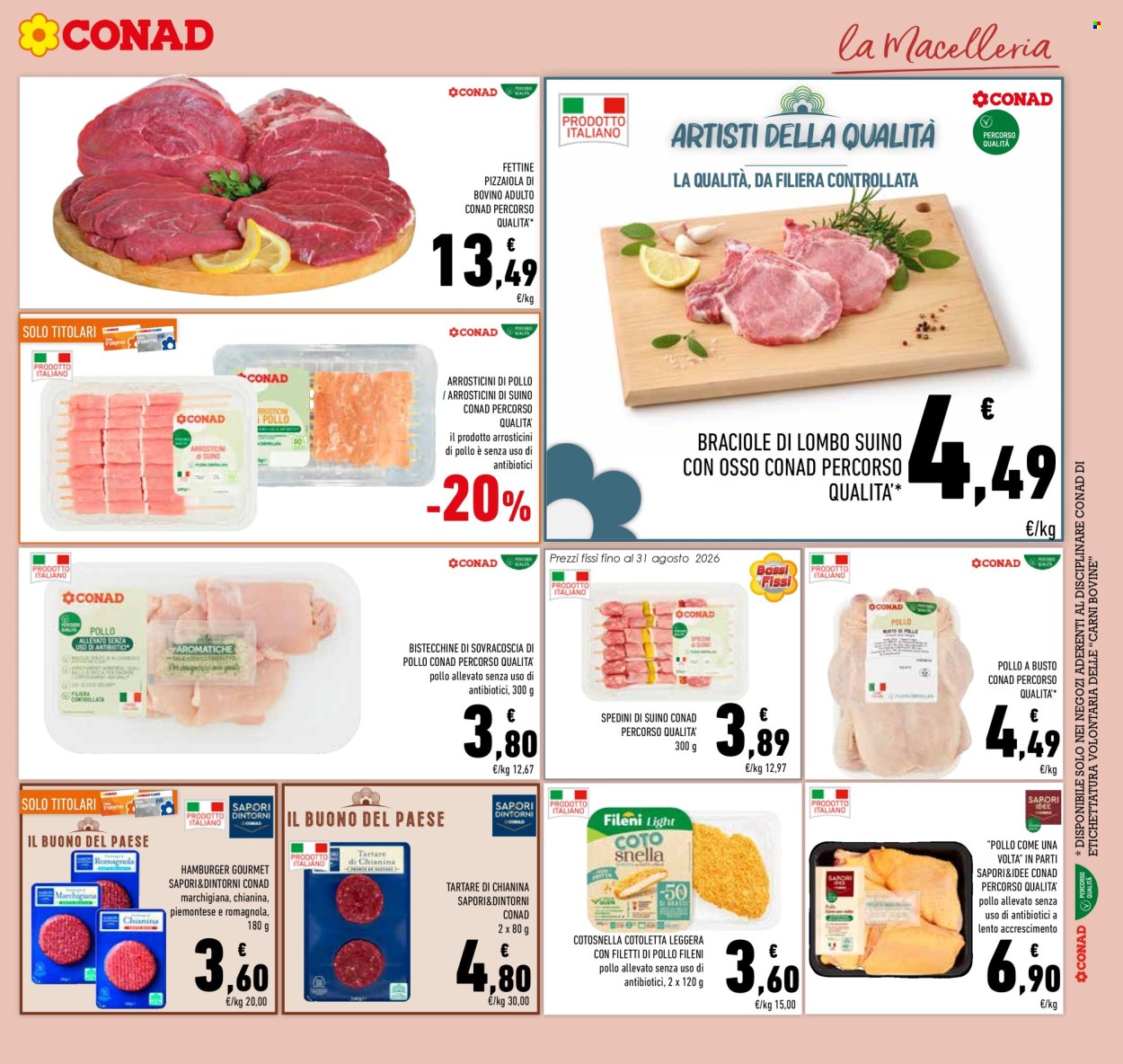 Volantino Conad - 12/8/2026 - 25/8/2026. Pagina 3