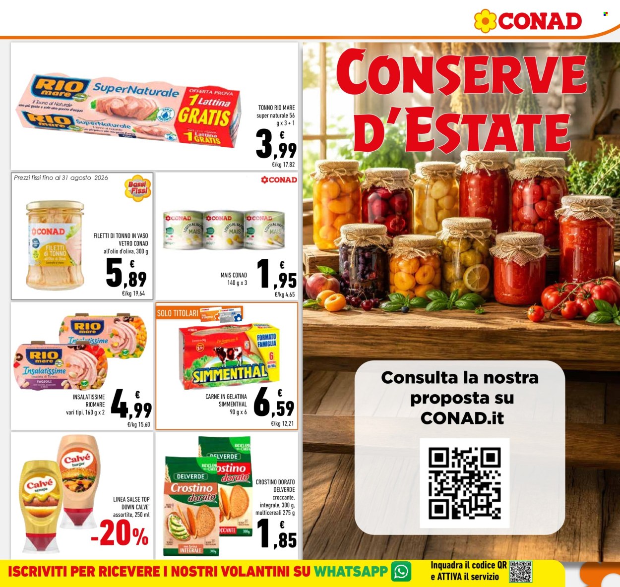 Volantino Conad - 12/8/2026 - 25/8/2026. Pagina 13