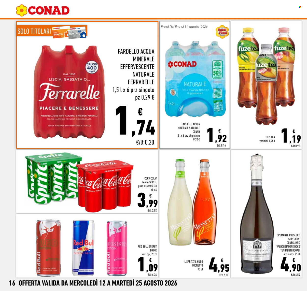 Volantino Conad - 12/8/2026 - 25/8/2026. Pagina 16