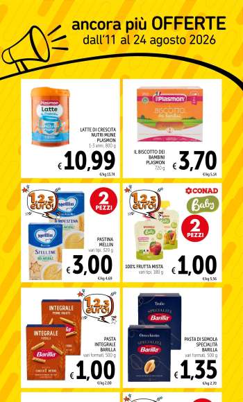 Volantino Conad - 11/8/2026 - 24/8/2026.