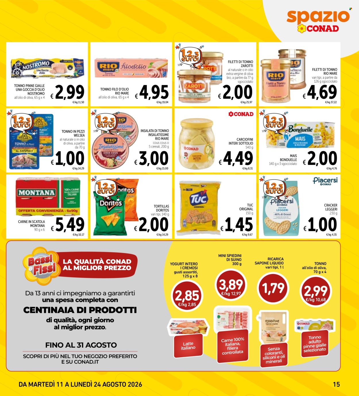 Volantino Spazio Conad - 11/8/2026 - 24/8/2026. Pagina 15