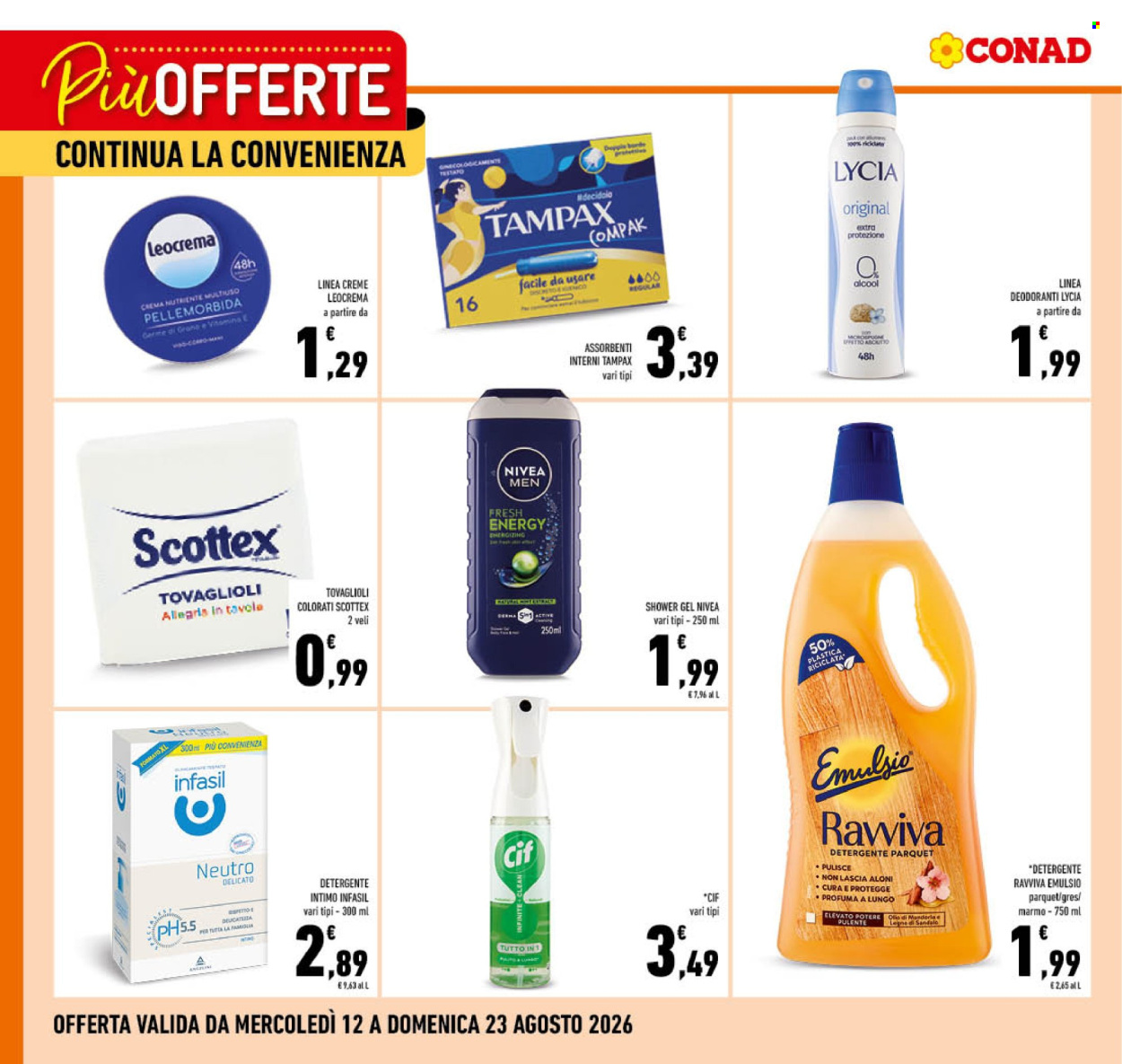 Volantino Conad - 12/8/2026 - 23/8/2026. Pagina 3