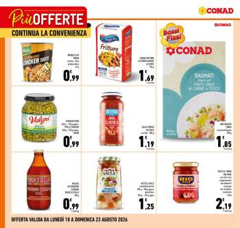 Volantino Conad - 10/8/2026 - 23/8/2026.