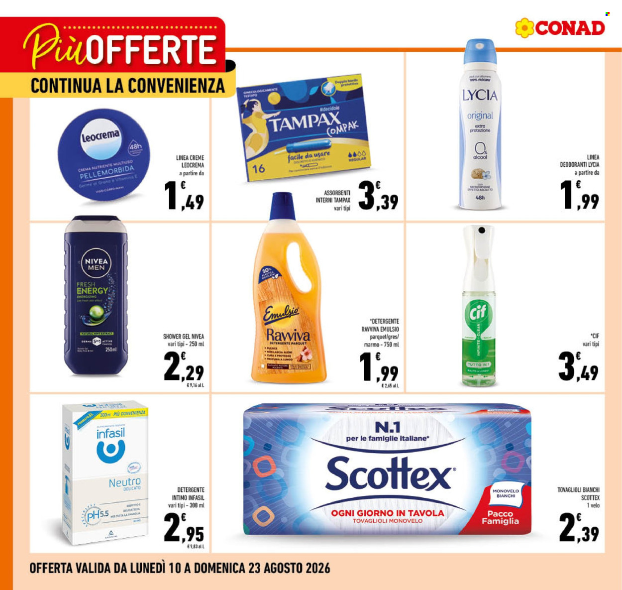 Volantino Conad - 10/8/2026 - 23/8/2026. Pagina 3
