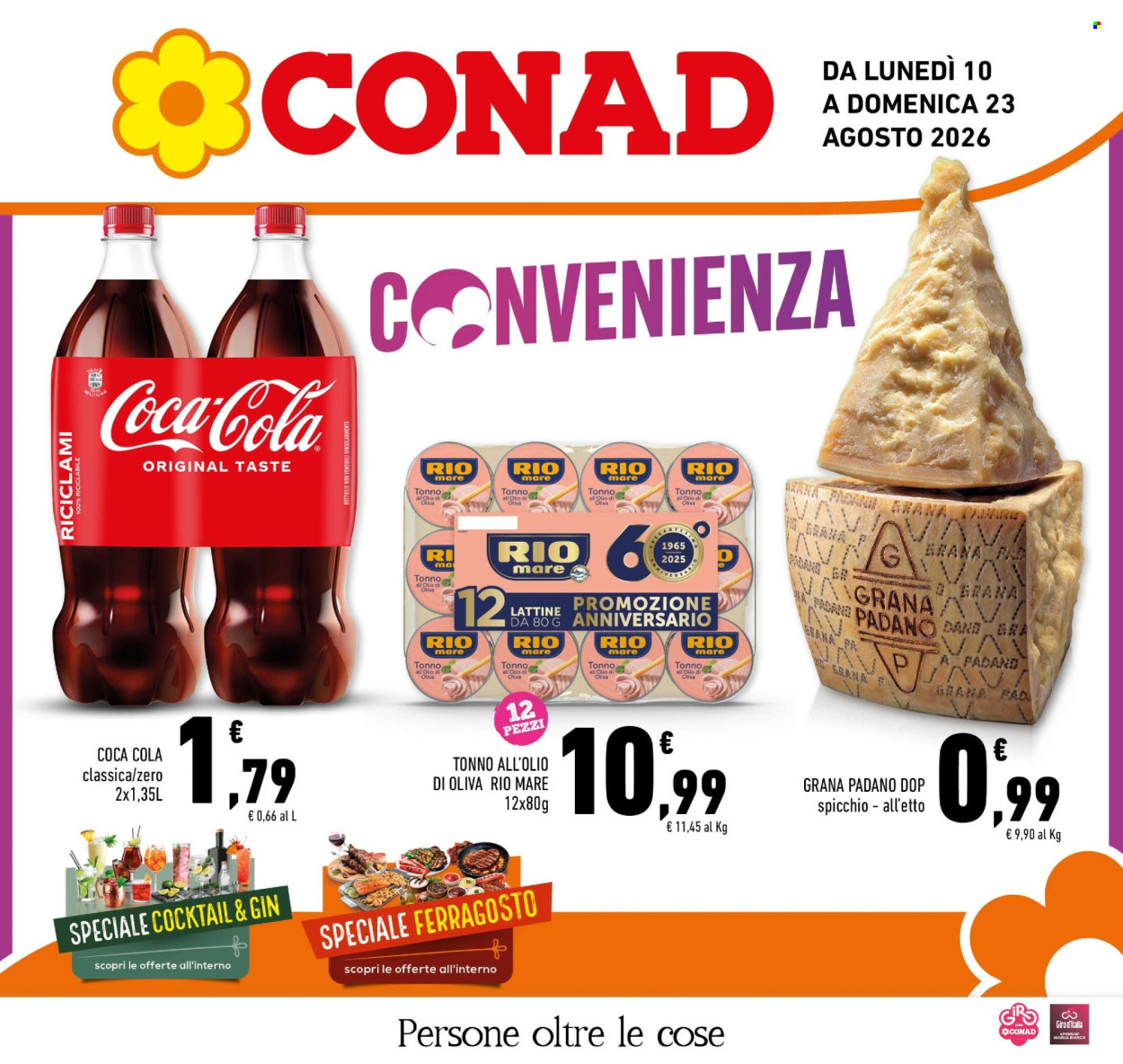 Volantino Conad - 10/8/2026 - 23/8/2026. Pagina 1