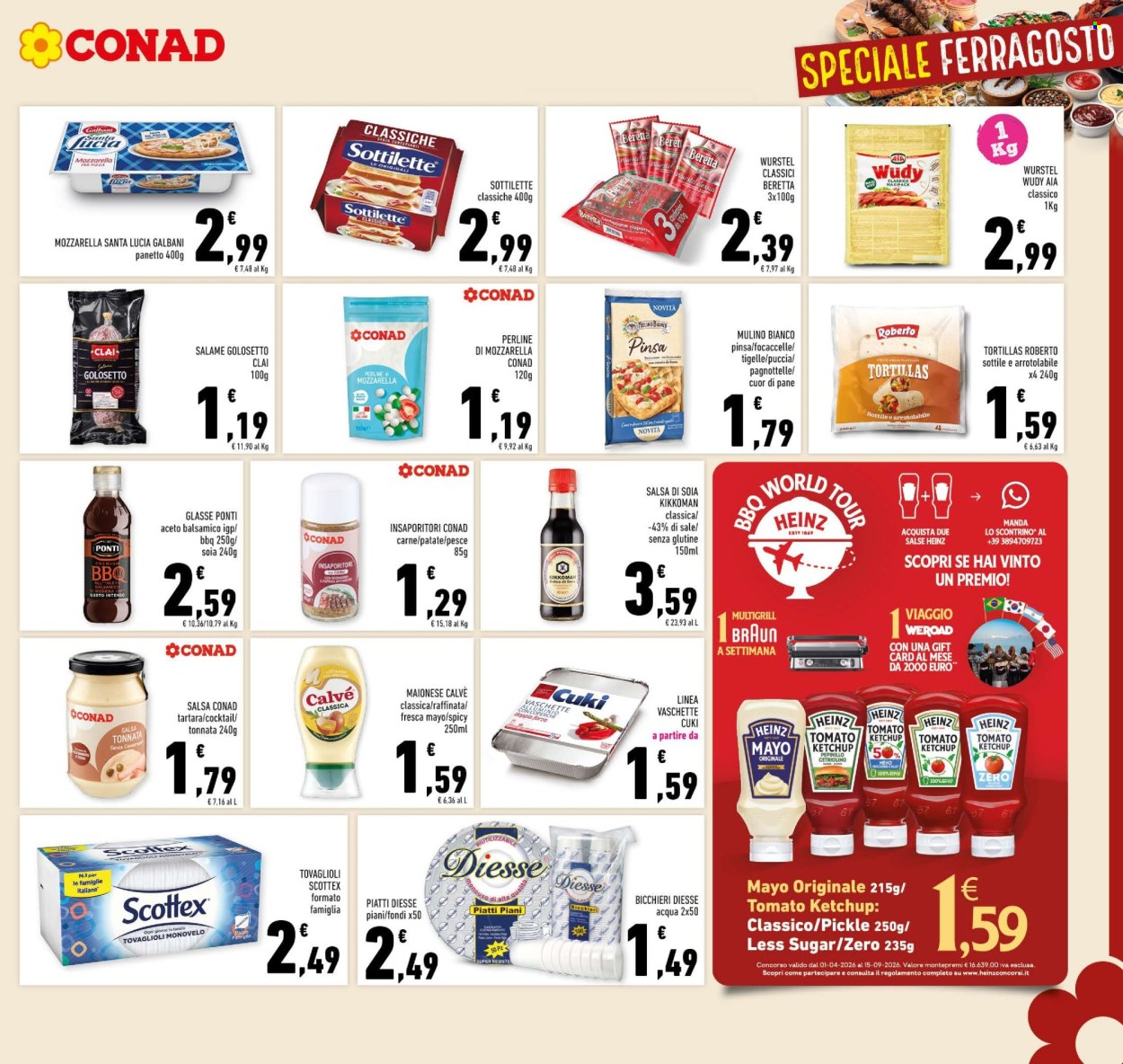 Volantino Conad - 10/8/2026 - 23/8/2026. Pagina 9