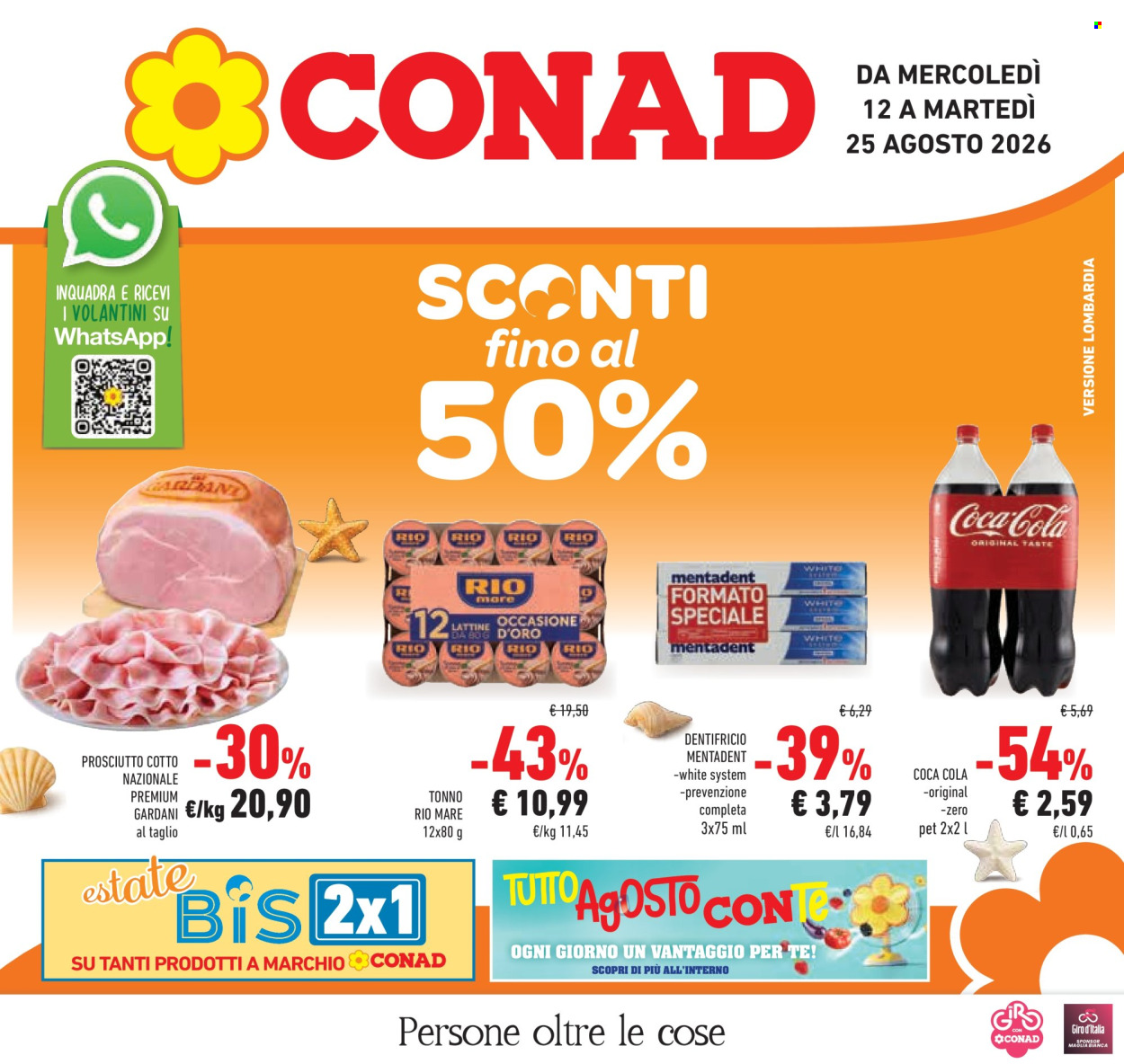 Volantino Conad - 12/8/2026 - 25/8/2026. Pagina 1