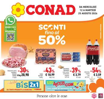 Volantino Conad - 12/8/2026 - 25/8/2026.