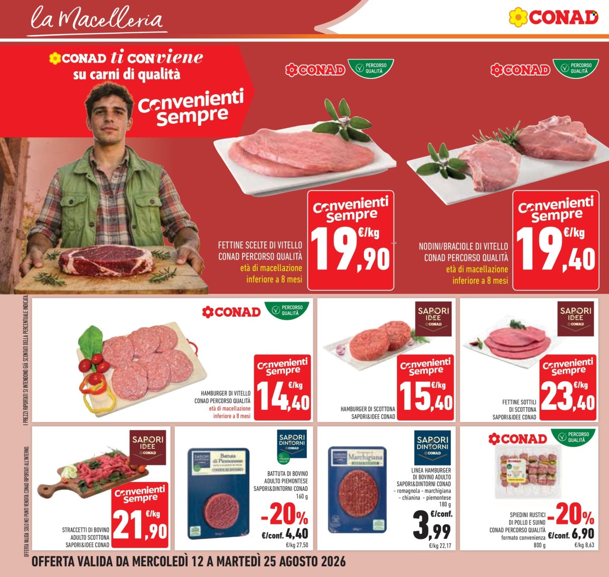 Volantino Conad - 12/8/2026 - 25/8/2026. Pagina 12