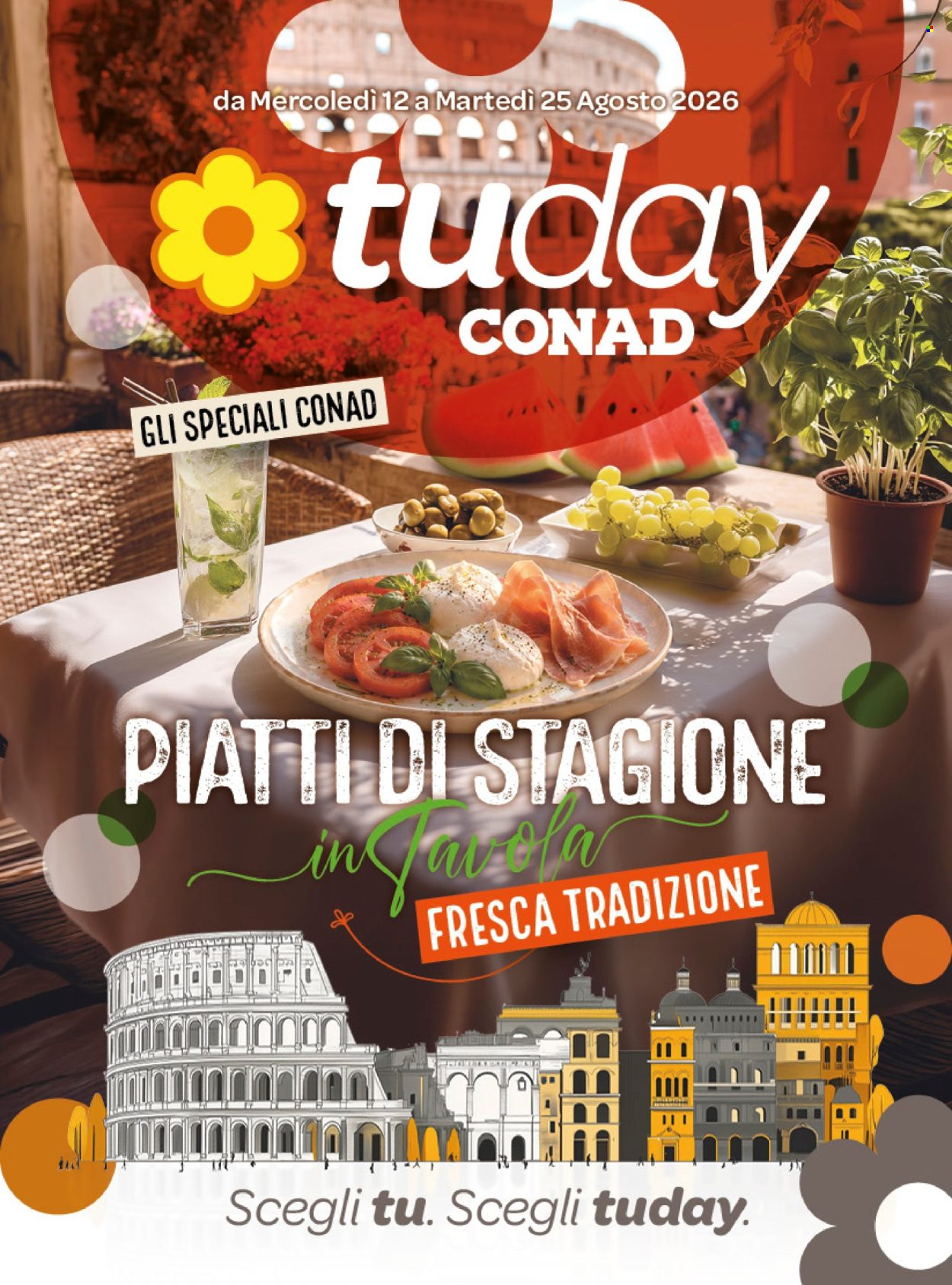 Volantino TuDay Conad - 12/8/2026 - 25/8/2026. Pagina 1