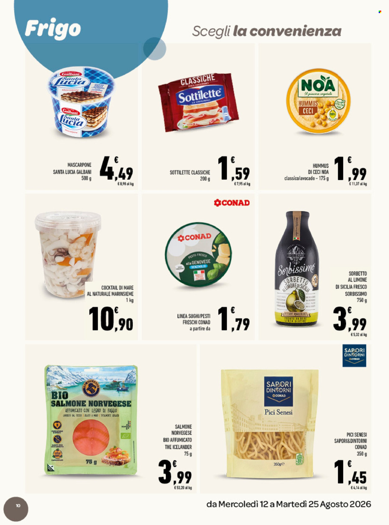 Volantino TuDay Conad - 12/8/2026 - 25/8/2026. Pagina 10