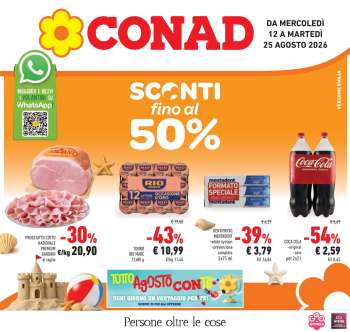 Volantino Conad - 12/8/2026 - 25/8/2026.