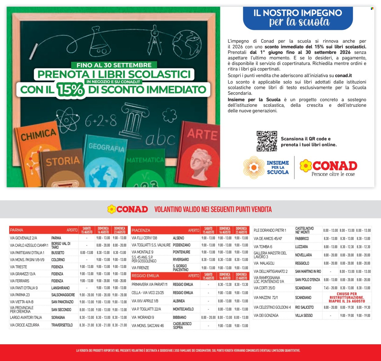 Volantino Conad - 12/8/2026 - 25/8/2026. Pagina 15