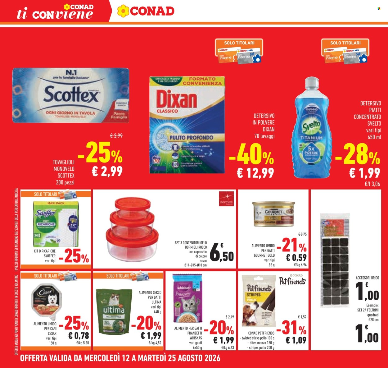 Volantino Conad - 12/8/2026 - 25/8/2026. Pagina 24