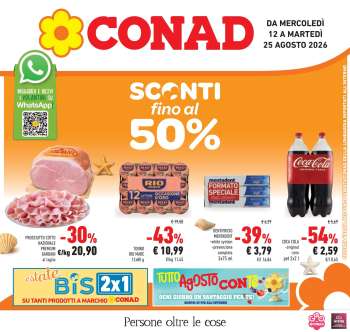 Volantino Conad - 12/8/2026 - 25/8/2026.