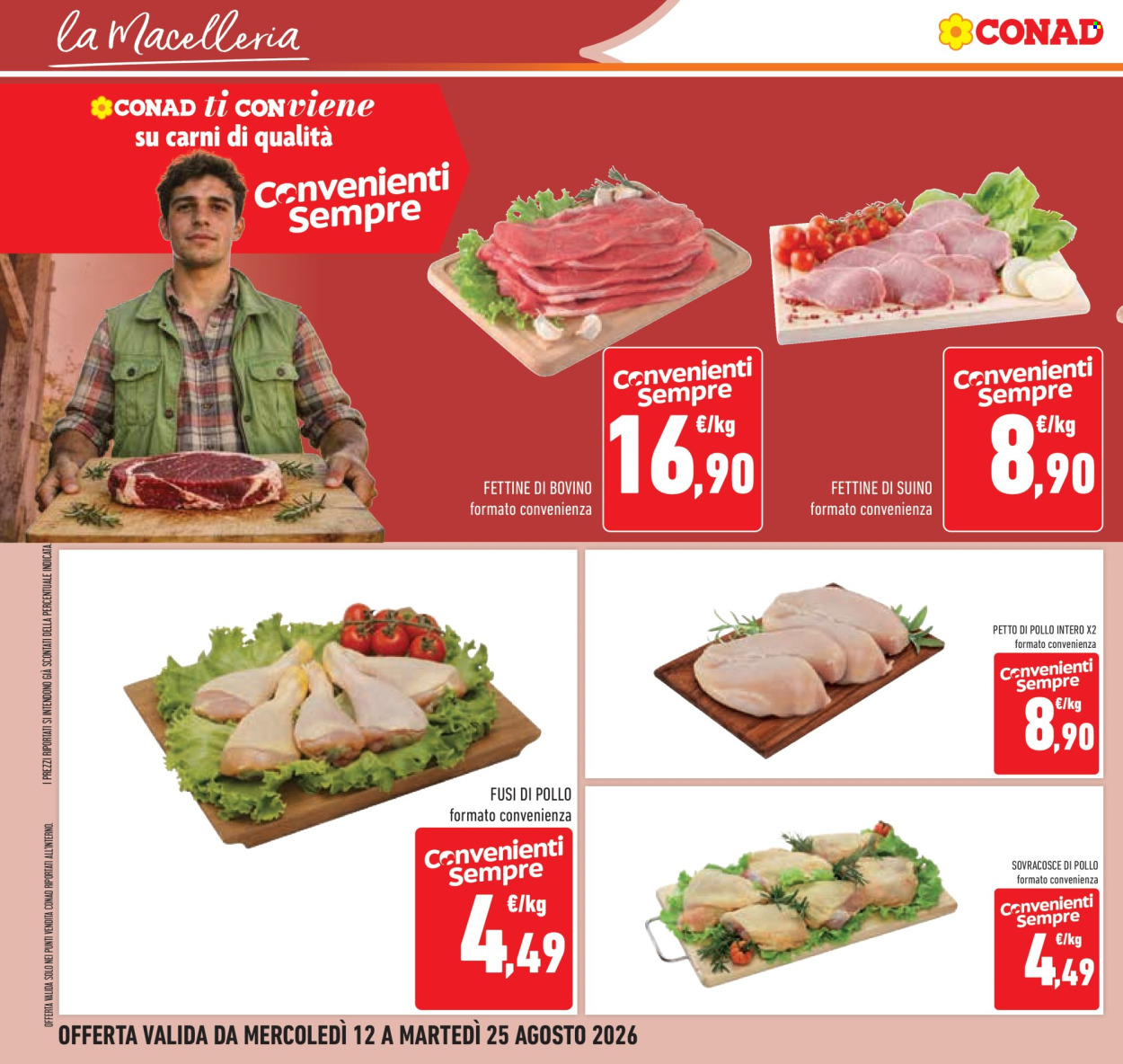 Volantino Conad - 12/8/2026 - 25/8/2026. Pagina 12