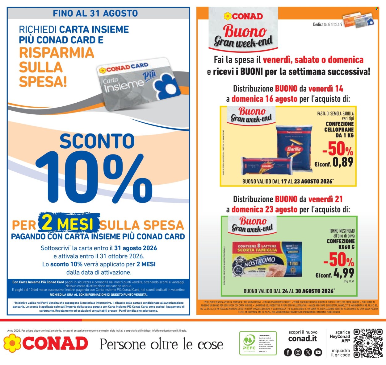 Volantino Conad - 12/8/2026 - 25/8/2026. Pagina 42