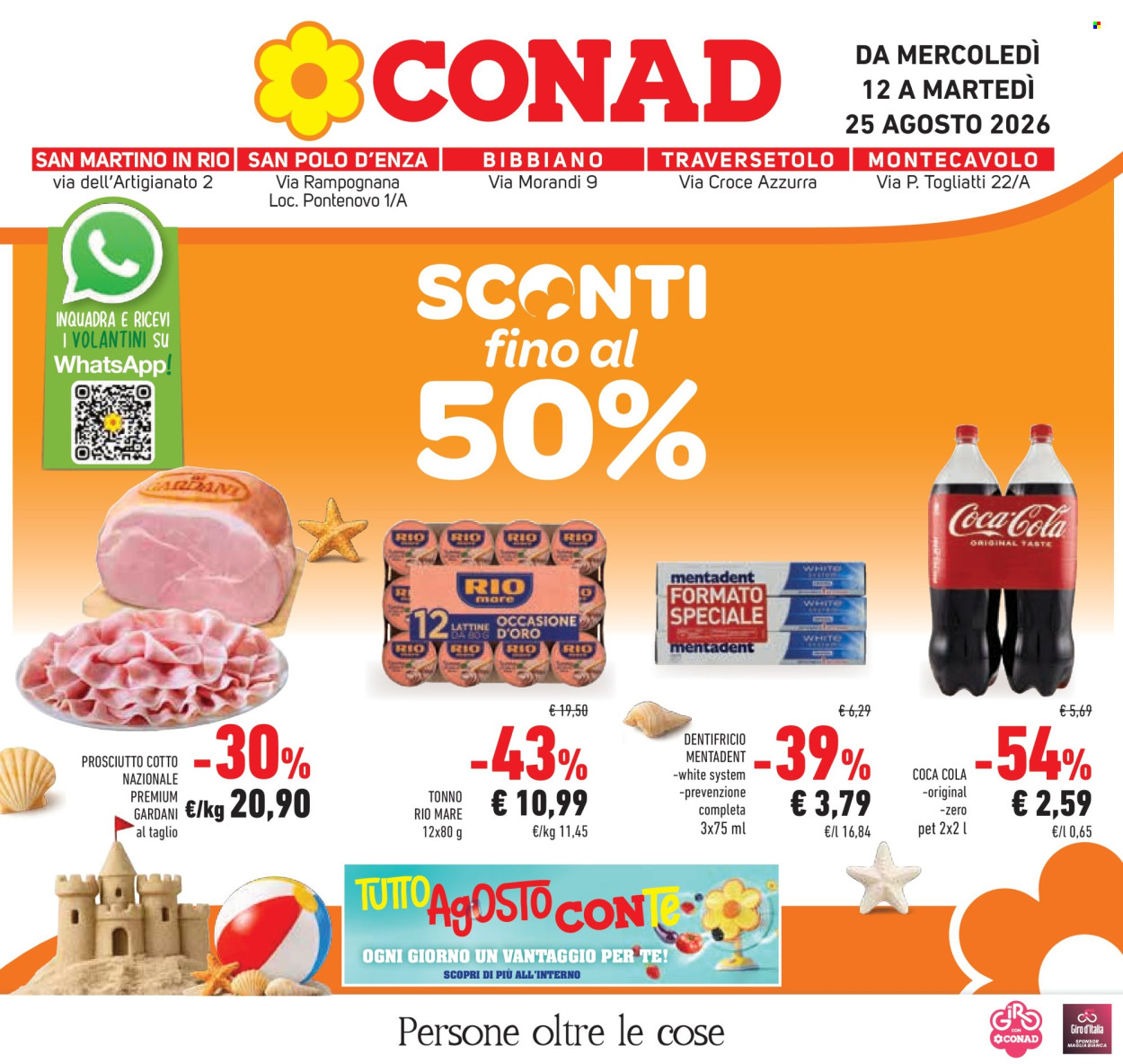 Volantino Conad - 12/8/2026 - 25/8/2026. Pagina 1