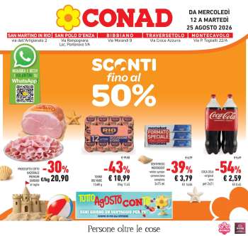 Volantino Conad - 12/8/2026 - 25/8/2026.