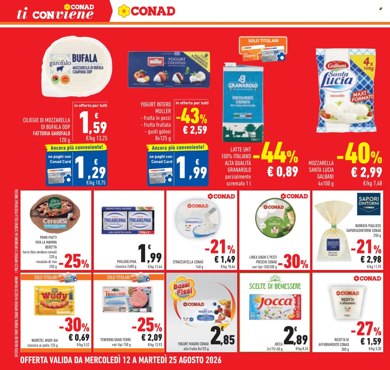 Volantino Conad - 12/8/2026 - 25/8/2026. Pagina 16