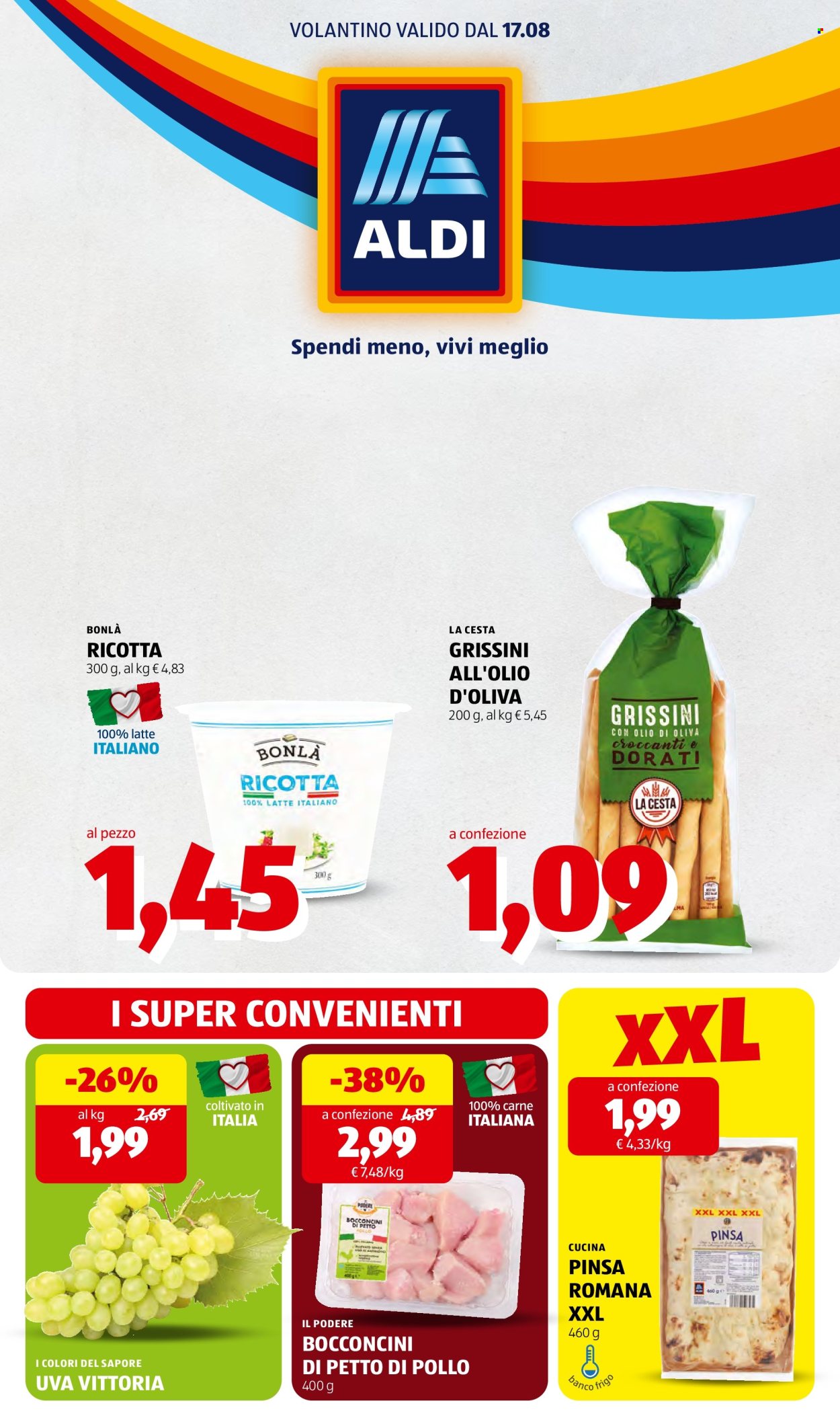 Volantino Aldi - 17/8/2026 - 23/8/2026. Pagina 1
