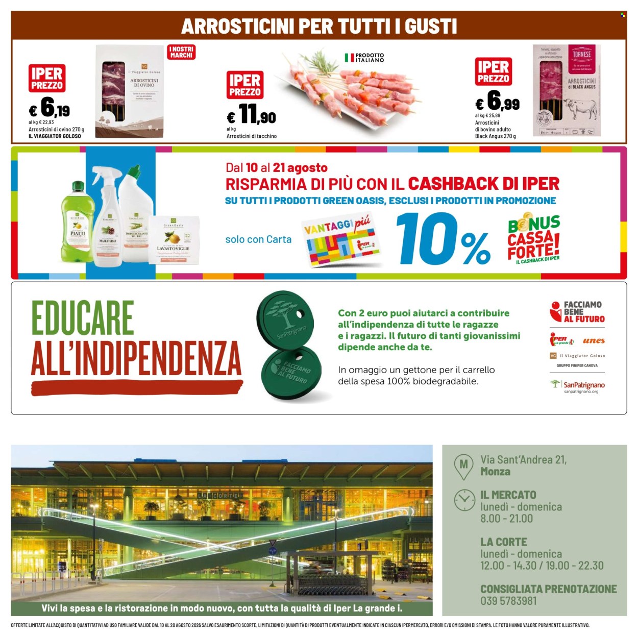 Volantino Iper, La grande i - 10/8/2026 - 20/8/2026. Pagina 16