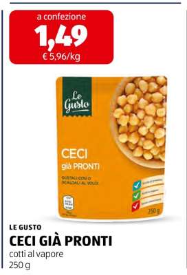 LE GUSTO CECI GIÀ PRONTI