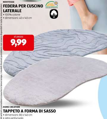 HOME CREATION TAPPETO A FORMA DI SASSO