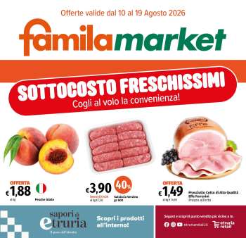 Volantino Famila - 10/8/2026 - 19/8/2026.