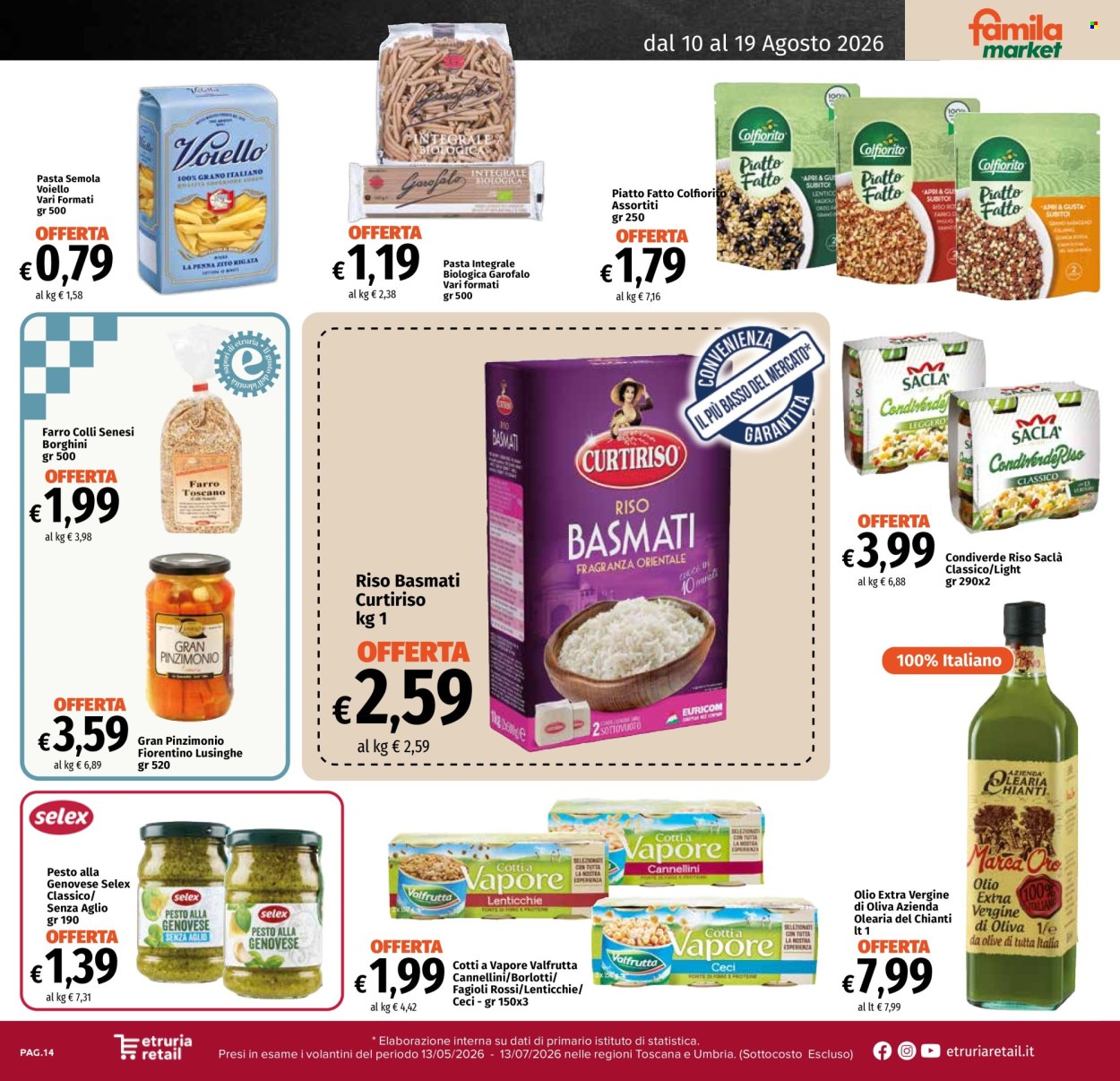 Volantino Famila - 10/8/2026 - 19/8/2026. Pagina 14