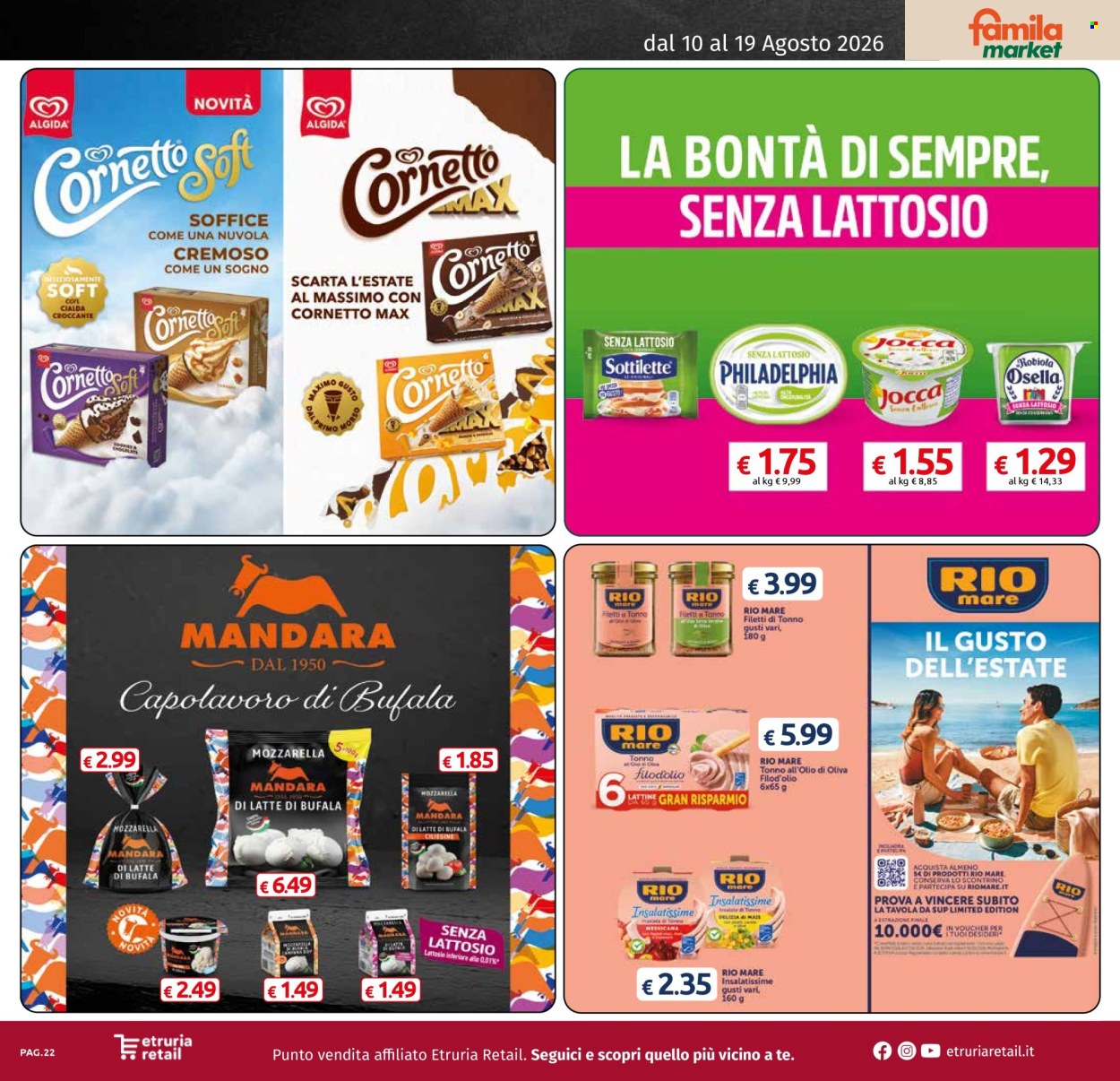 Volantino Famila - 10/8/2026 - 19/8/2026. Pagina 22